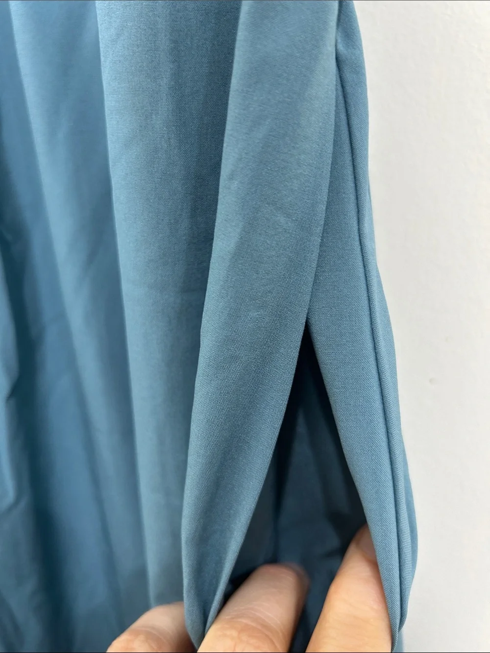NWT HALARA Breezeful Midi Casual Dress Stone Blue Size XL - Picture 10 of 15